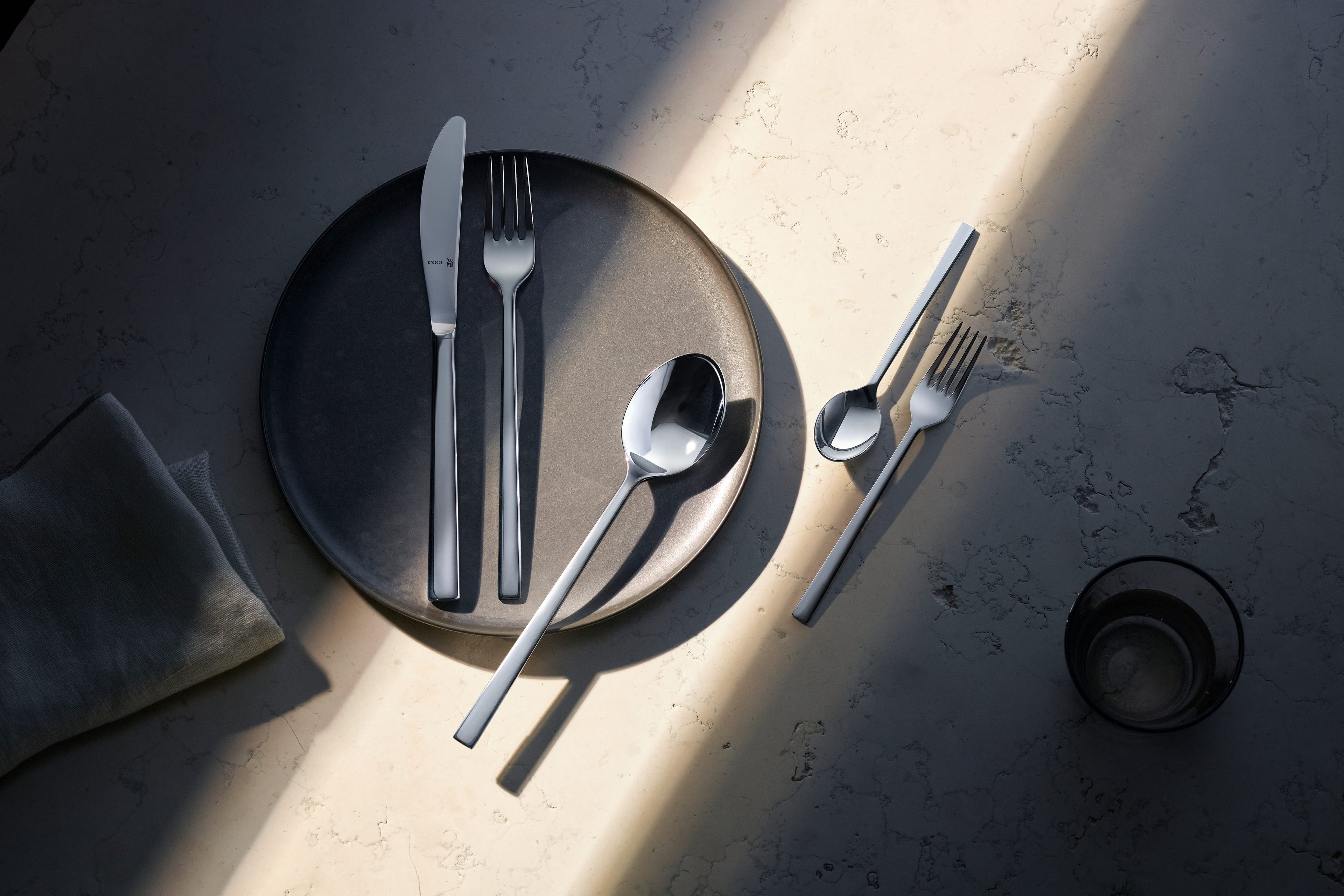 Sonic middagskniv rustfritt stål polert - WMF ergonomisk grep