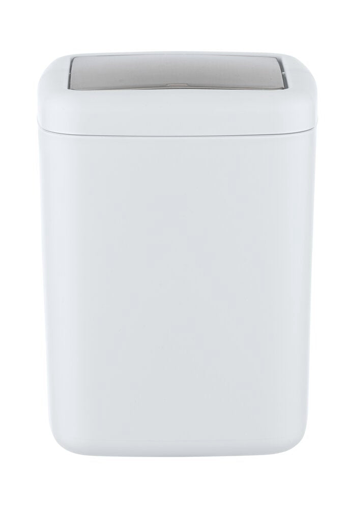 Søppelbøtte med svingdeksel hvit plast 3 L Barcelona - WENKO bakside
