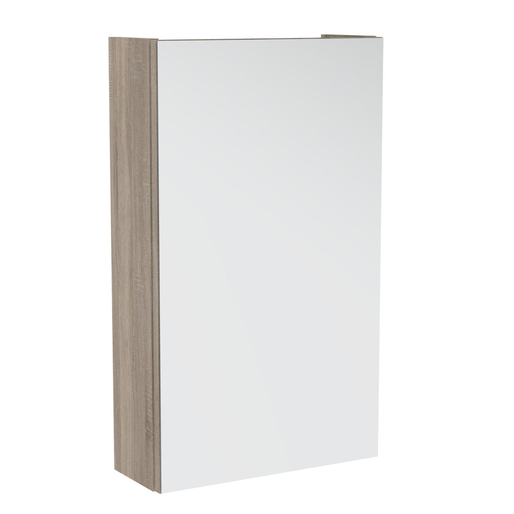 Speilskap Easy 40 cm eik med justerbar hylle forfra