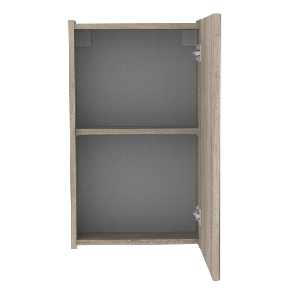 Speilskap Easy 40 cm eik med justerbar hylle bakside