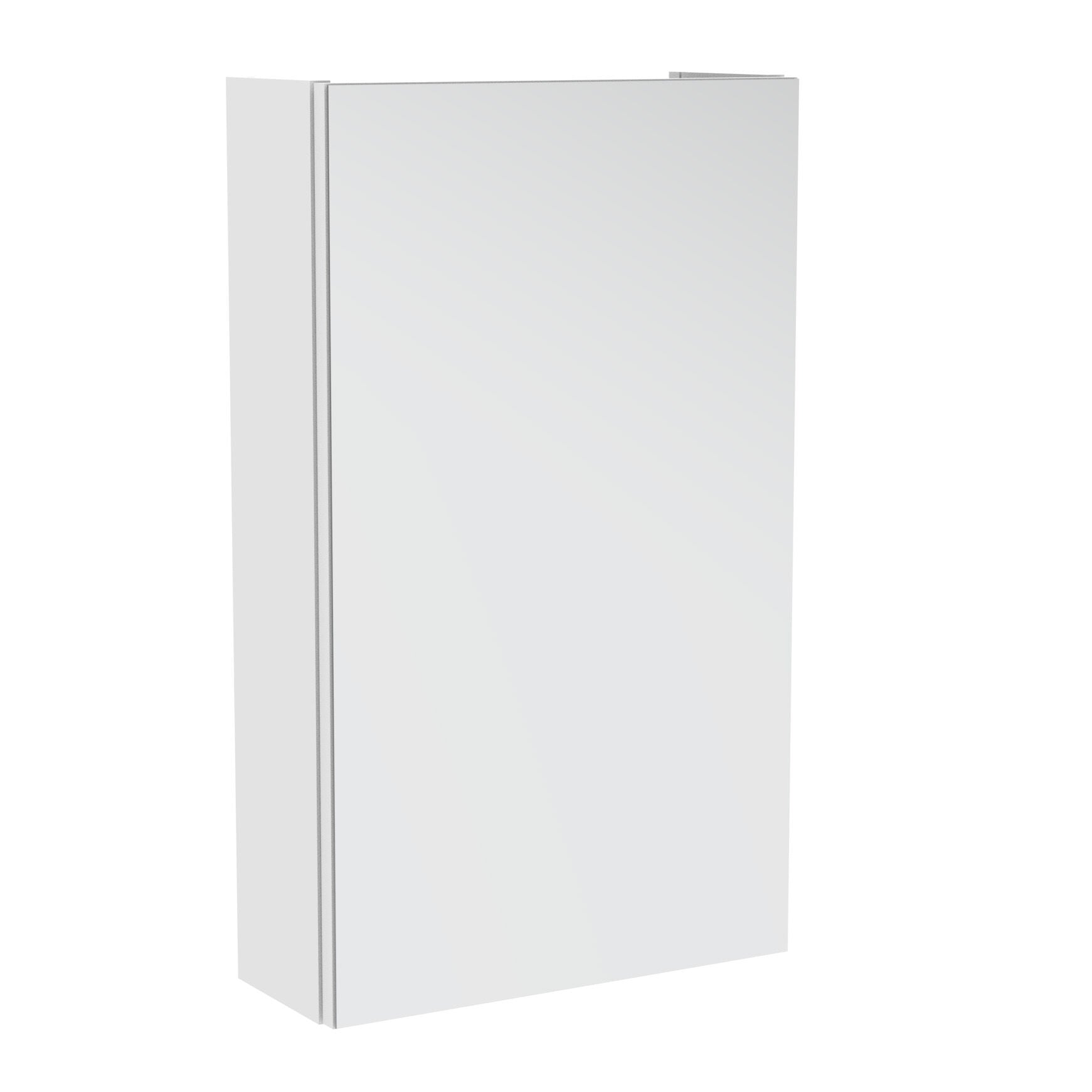 Speilskap Easy 40 cm hvit med hyller forfra