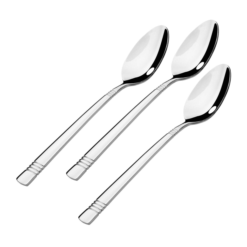 Spiseskje Victoria rustfritt stål 18 cm 3 stk forfra