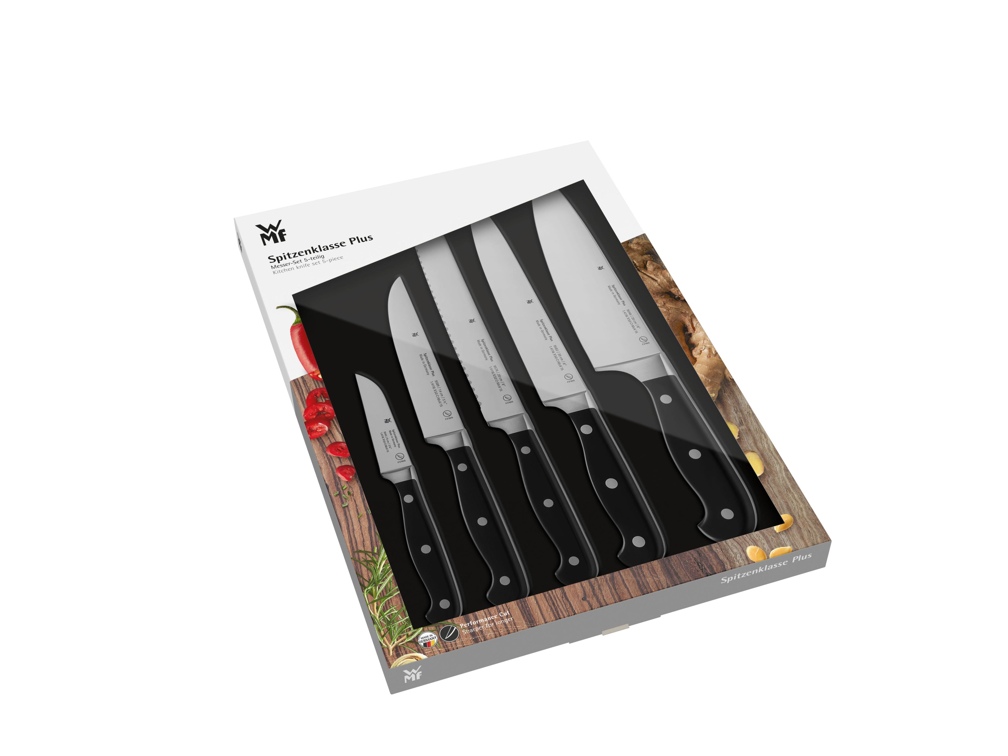 Spitzenklasse Plus knivsett 5-delt rustfritt stål - WMF design og finish