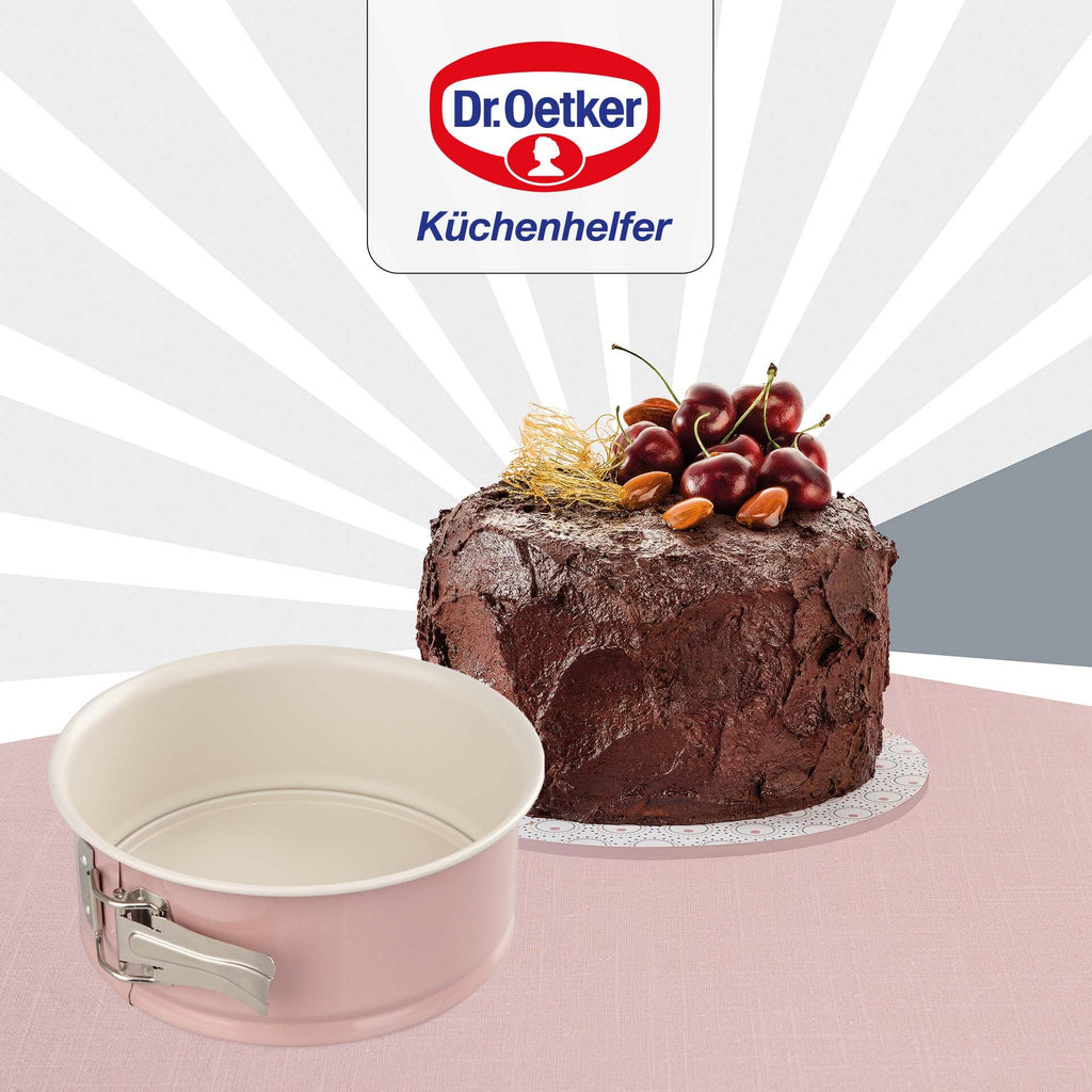 Springform med høy kant Ø18 cm non-stick Retro Design Dr. Oetker emballasje