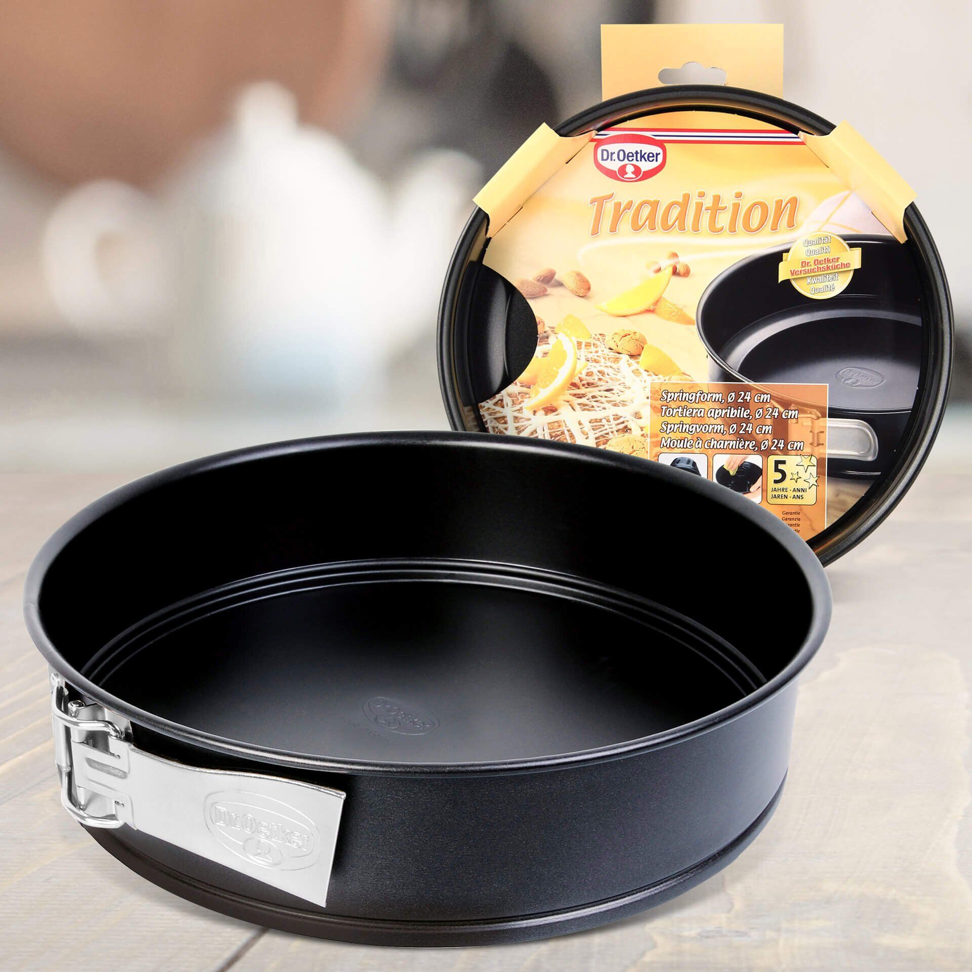 Springform Ø24 cm non-stick Tradition - Dr. Oetker bakside