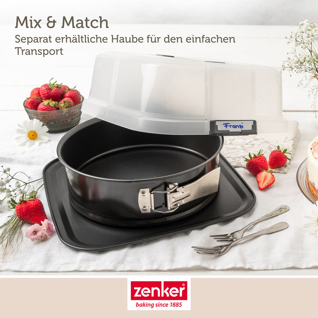 Springform Ø24 cm non-stick stålplate - Zenker detalj av kant