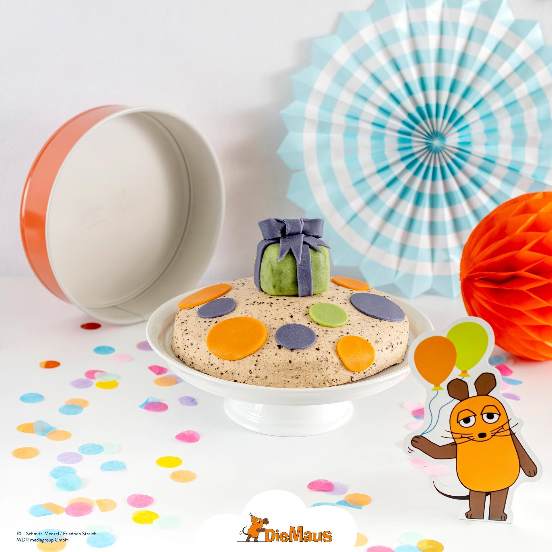 Springform Ø26 cm non-stick keramisk DieMaus - Dr. Oetker bakside