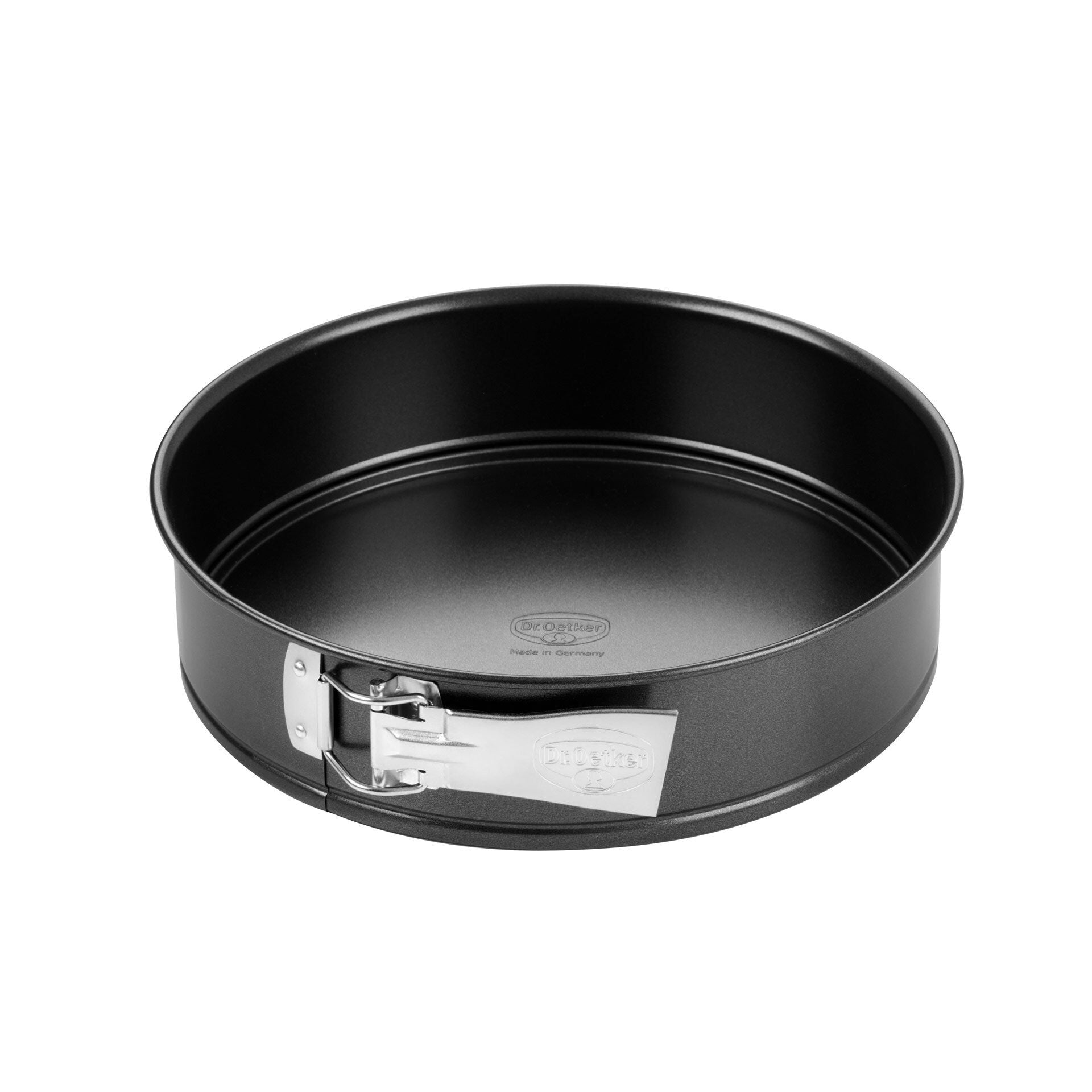 Springform Ø26 cm non-stick svart stål - Dr. Oetker forfra