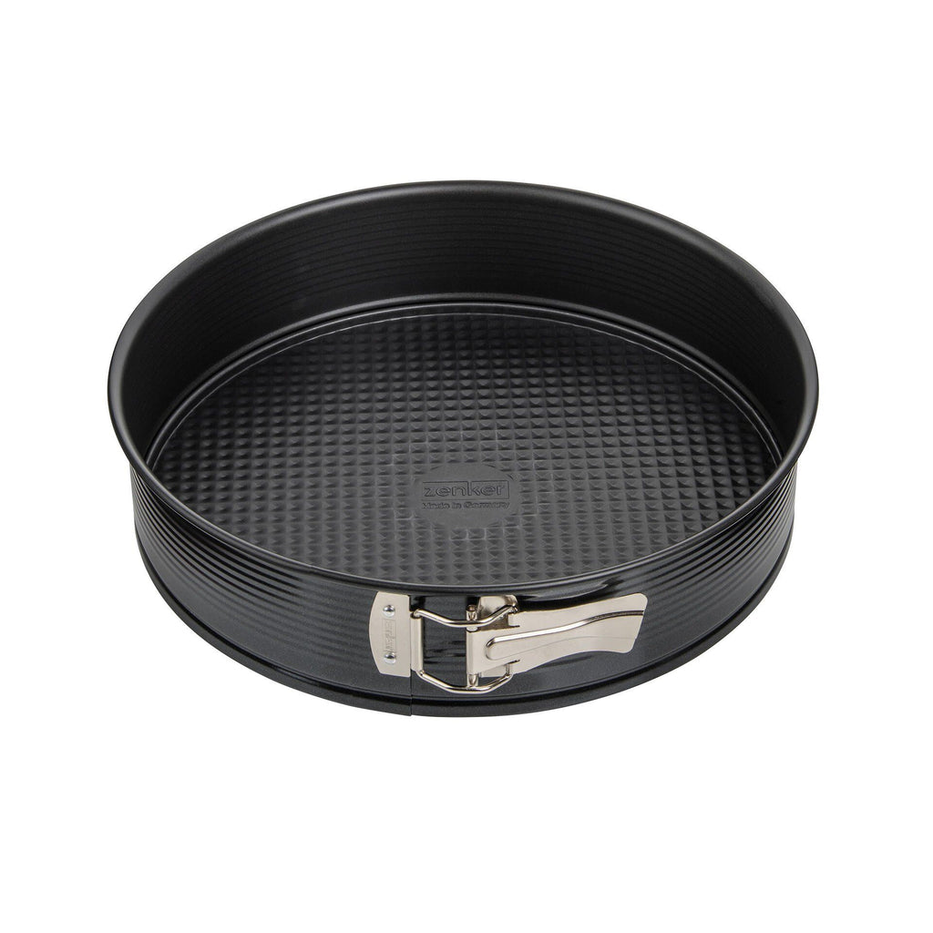 Springform Ø28 cm med flat bunn Black Metallic non-stick - Zenker forfra