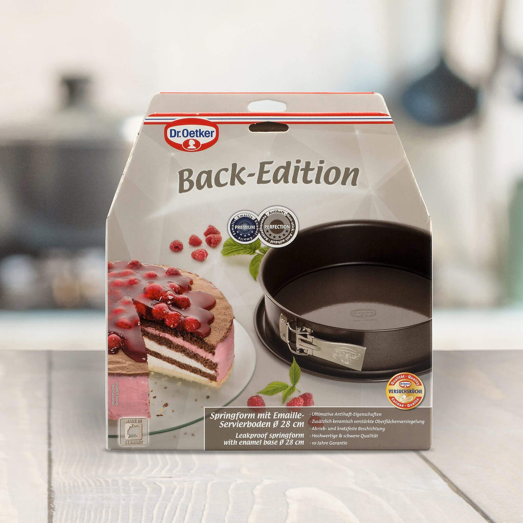 Bakside av Springform Ø28 cm med emaljebunn non-stick - Dr. Oetker