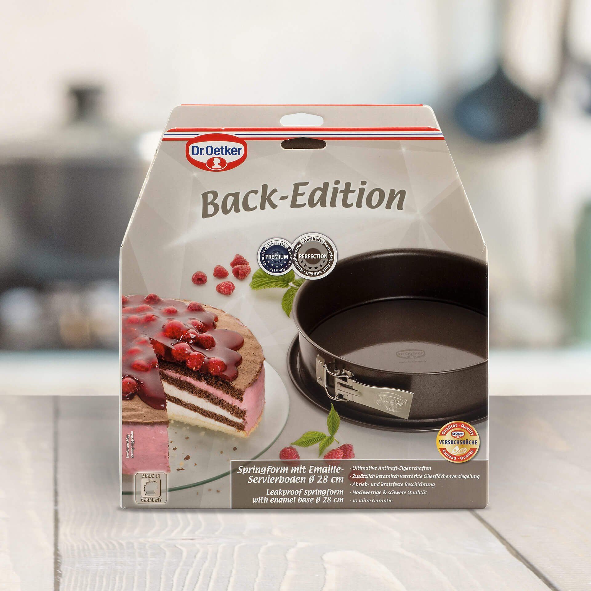 Bakside av Springform Ø28 cm med emaljebunn non-stick - Dr. Oetker