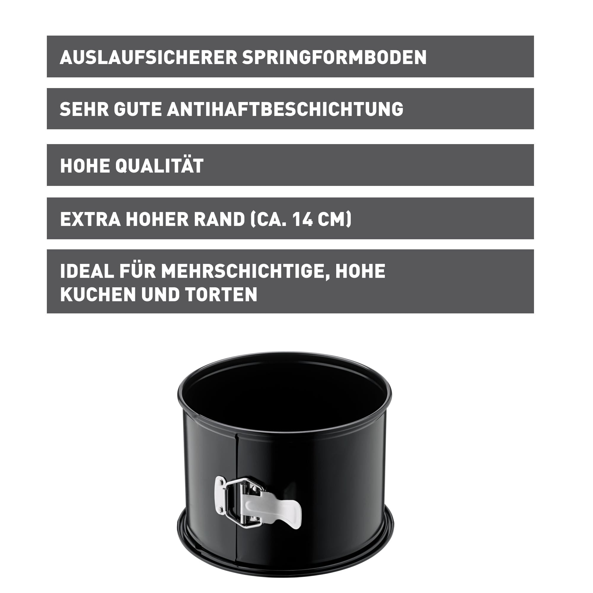 Detalj av non-stick belegg på Springform med ekstra høy kant Ø20 cm 14 cm høy - KAISER Inspiration