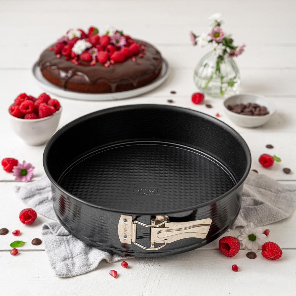 Springform med flat bunn Ø24 cm non-stick stål - Zenker bakside