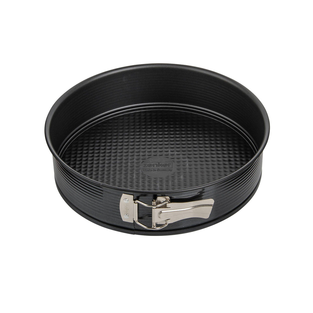 Springform med flat bunn Ø26 cm non-stick svart - Zenker forfra