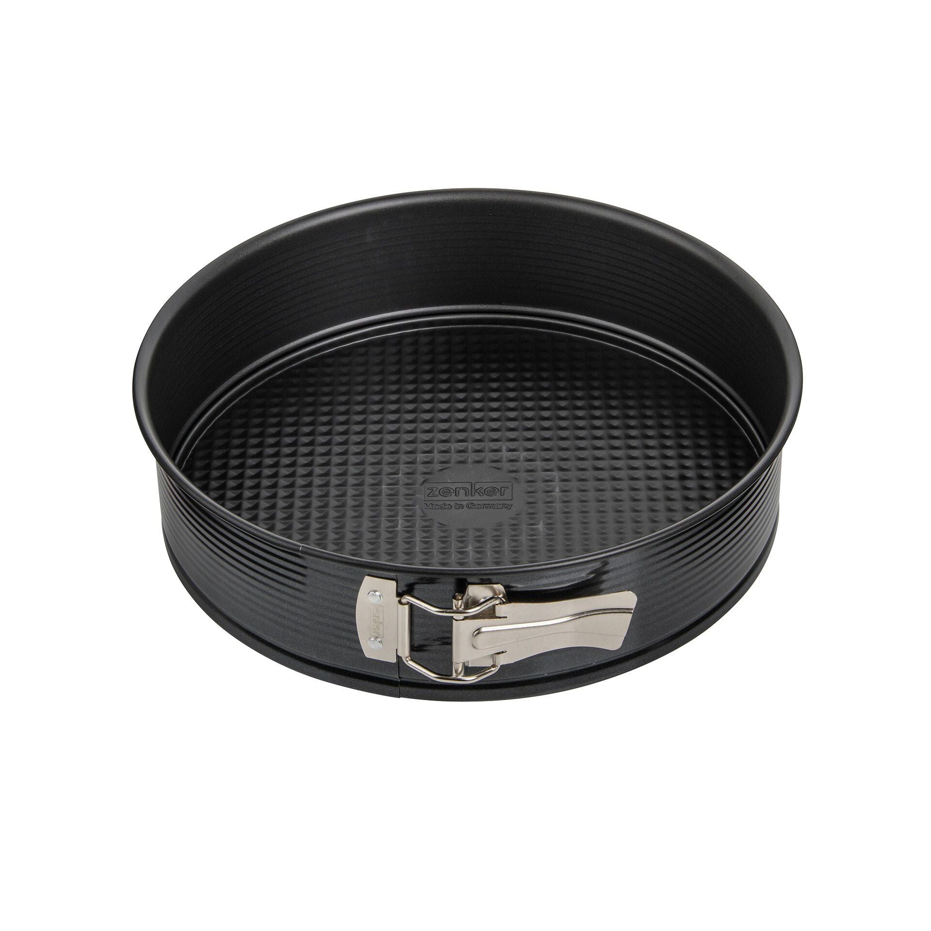 Springform med flat bunn Ø26 cm non-stick svart - Zenker forfra