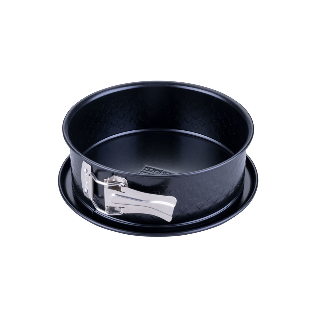 Springform med flat bunn non-stick Ø18 cm hjertemønster - Zenker forfra