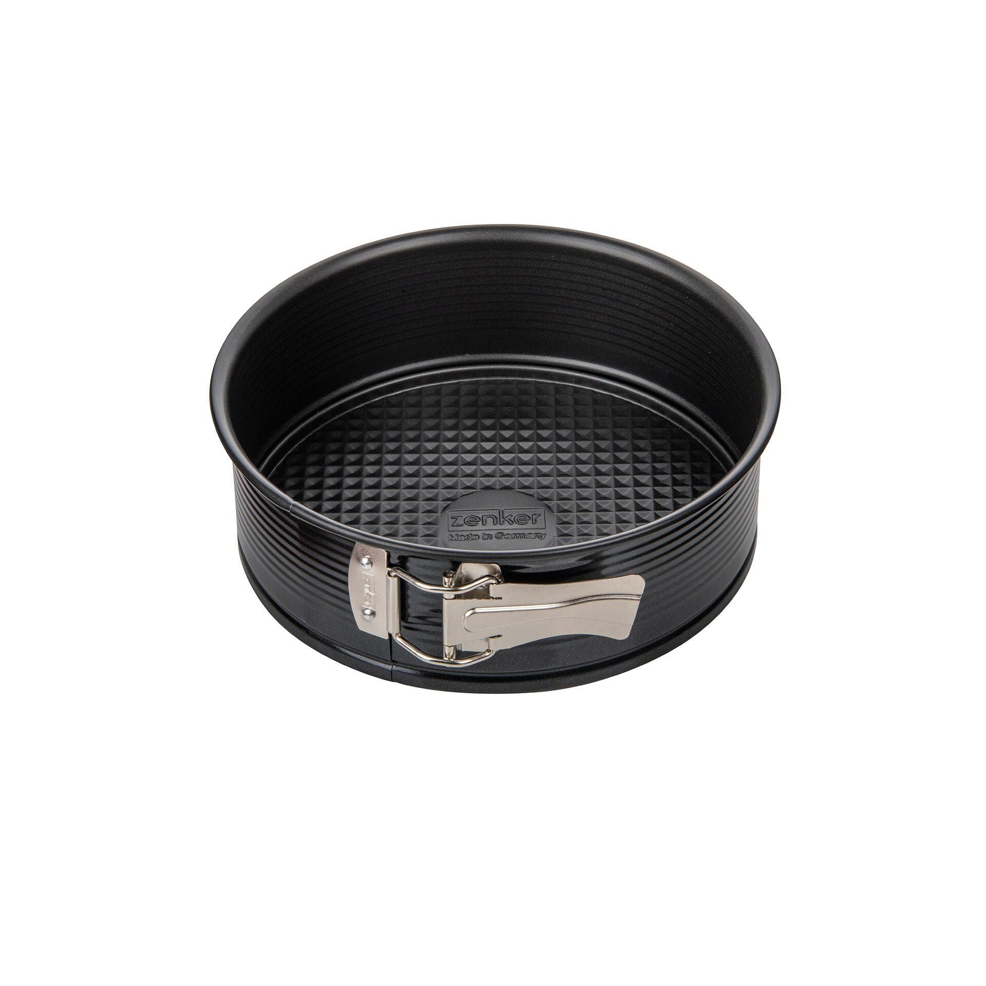 Springform med flat bunn non-stick Ø20 cm svart metallic - Zenker forfra