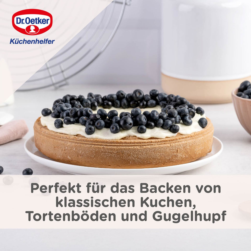 Springform med flat- og rørbunn Ø26 cm Dr. Oetker emballasje