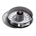 Springform med flat- og rørbunn og lekkasjevern Ø28 cm - Zenker forfra