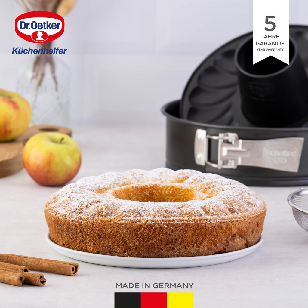 Detalj av rørbunn på Springform med flat- og rørbunn Ø24 cm non-stick keramikk Dr. Oetker