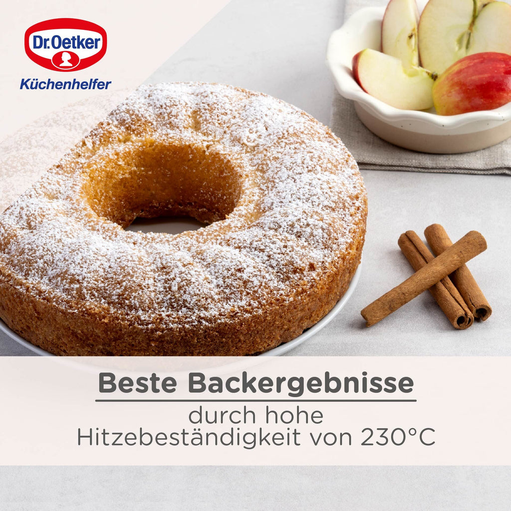 Springform med flat- og rørbunn Ø24 cm non-stick keramikk Dr. Oetker detalj av kant
