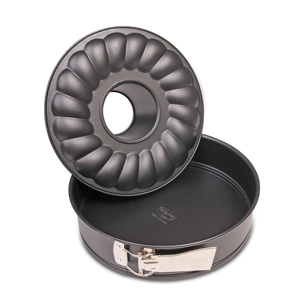 Springform med flat- og rørbunn Ø24 cm non-stick - Dr. Oetker forfra