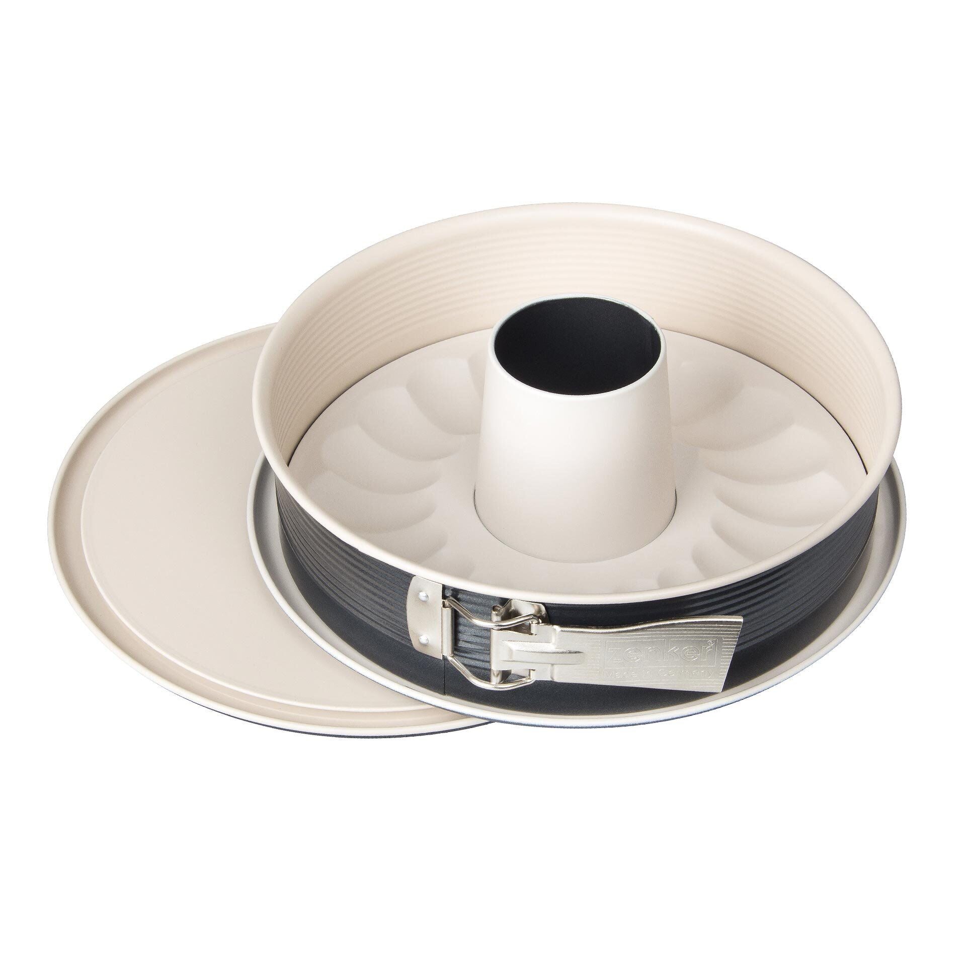 Springform med flat- og rørbunn Ø28 cm non-stick - Zenker forfra
