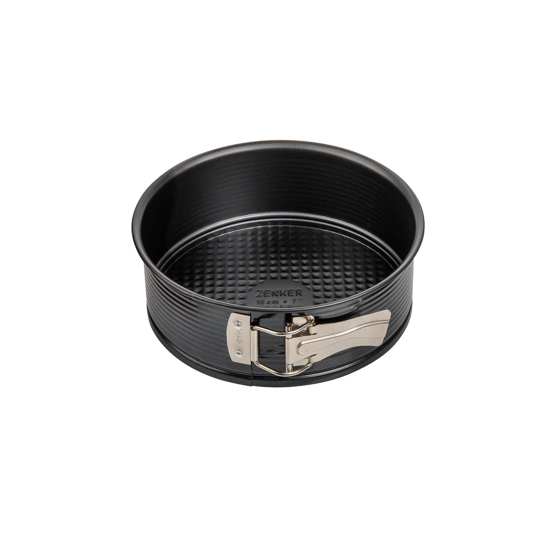 Bakside av Springform med flat- og rørbunn non-stick Ø18 cm - Zenker
