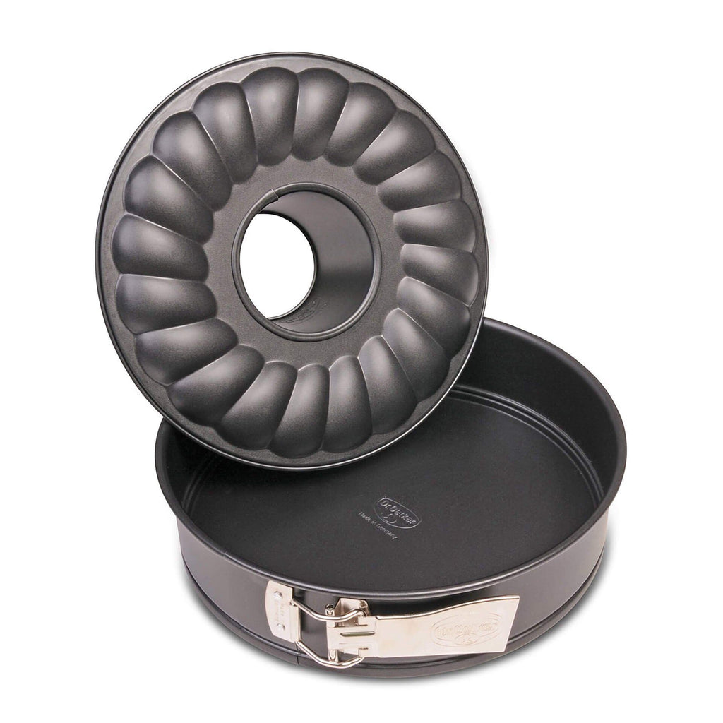Springform med flat- og rørbunn Ø26 cm non-stick - Dr. Oetker forfra
