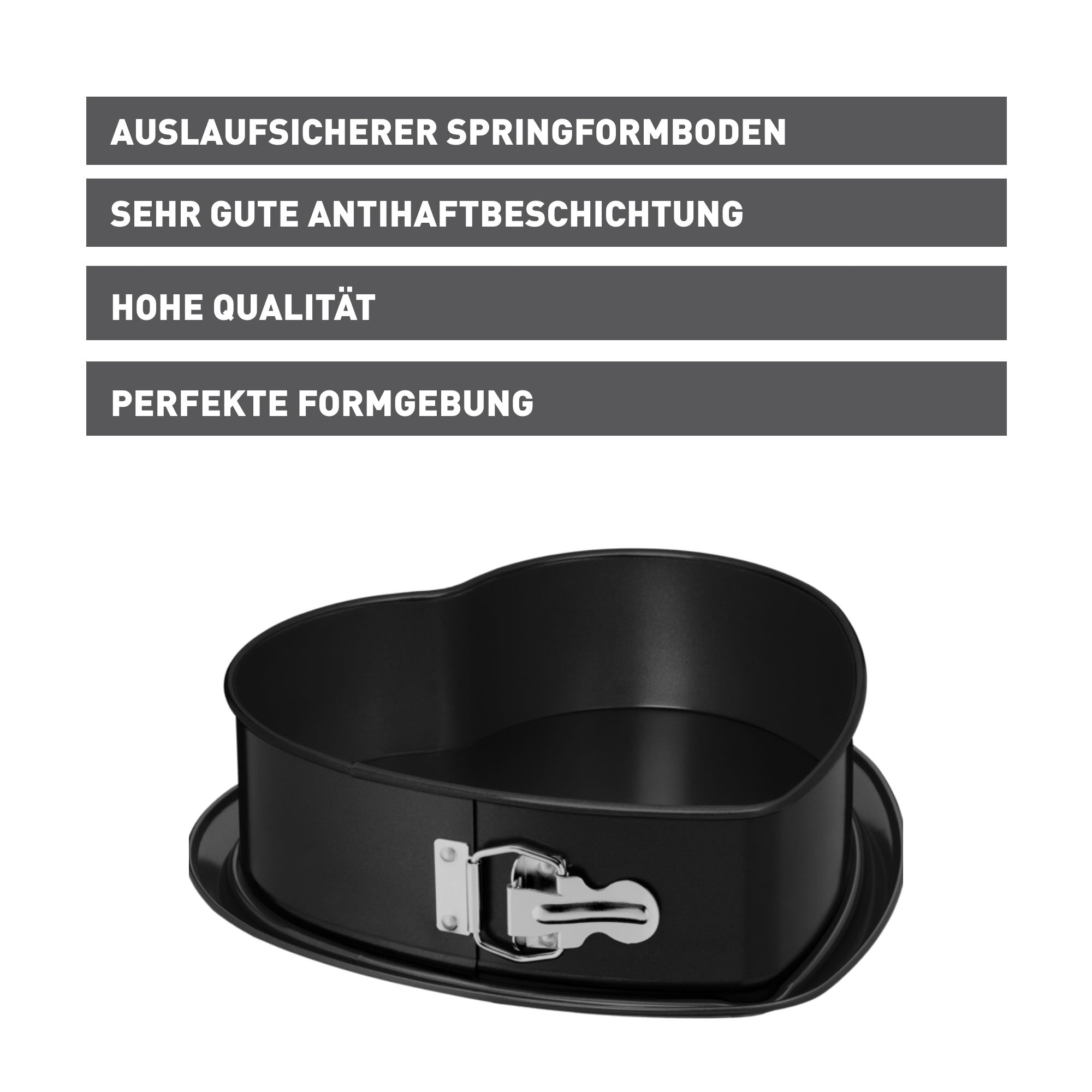 Springform hjerteform 25x26 cm non-stick - KAISER Inspiration nærbilde av non-stick belegg