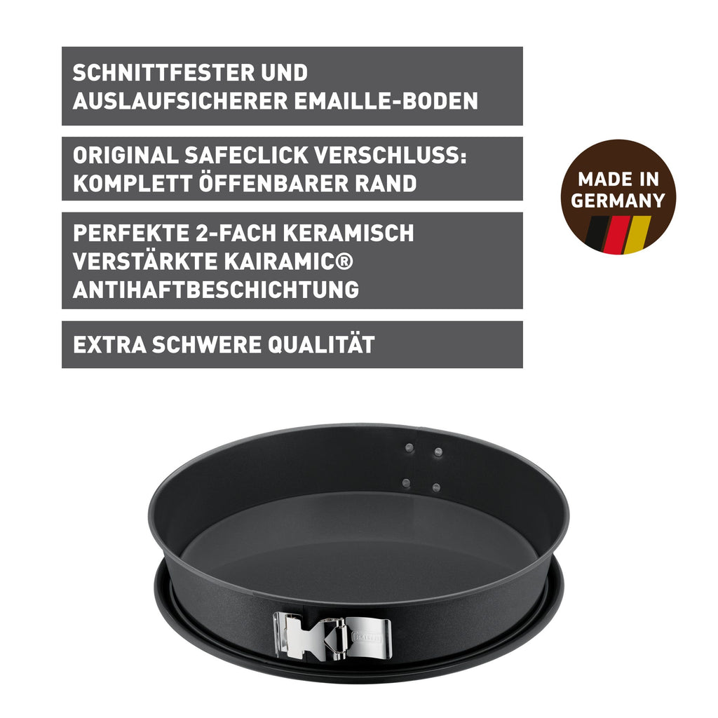 Springform konisk 32 cm med SafeClick non-stick bakside