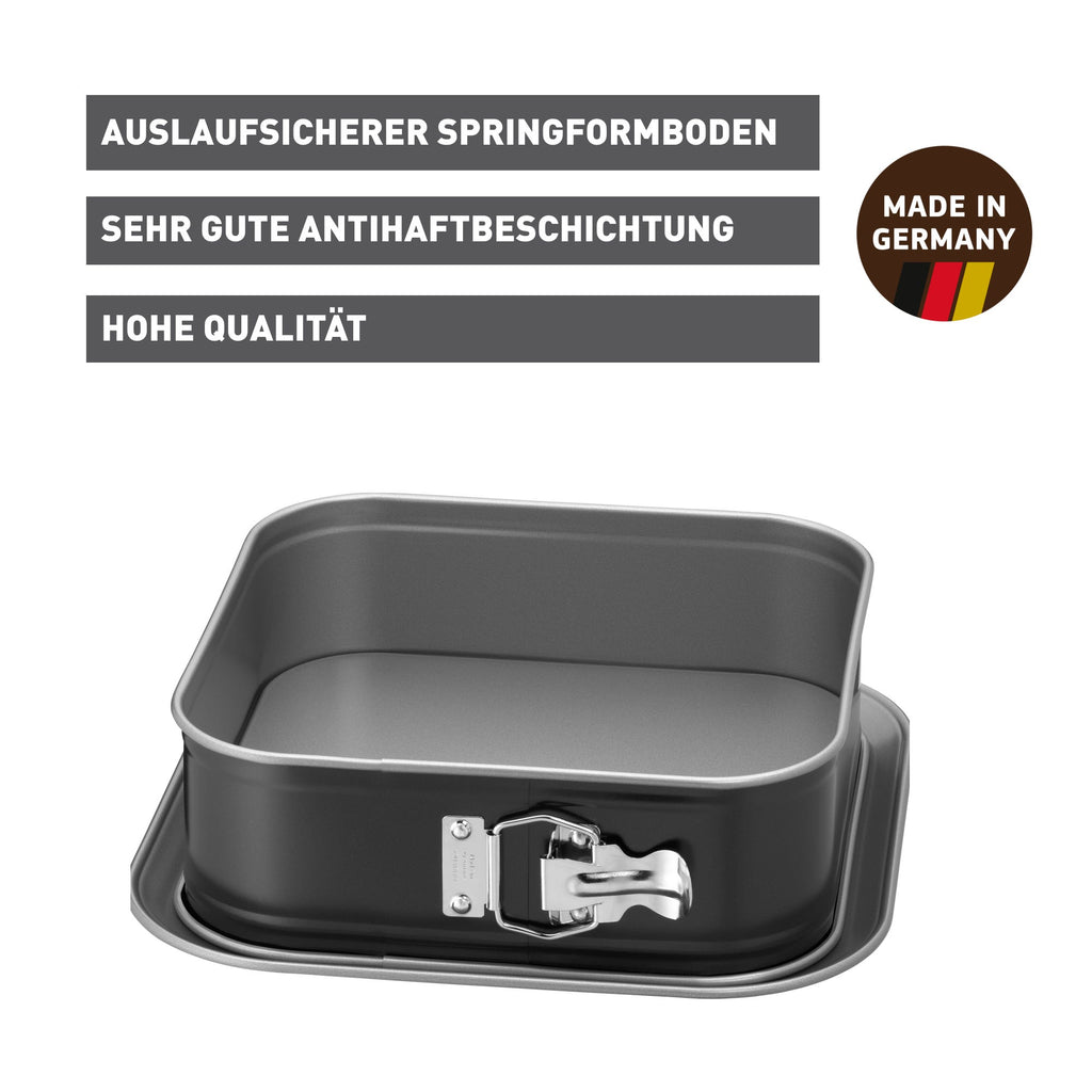 Springform kvadratisk 24 x 24 cm non-stick - Kaiser Inspiration bakside