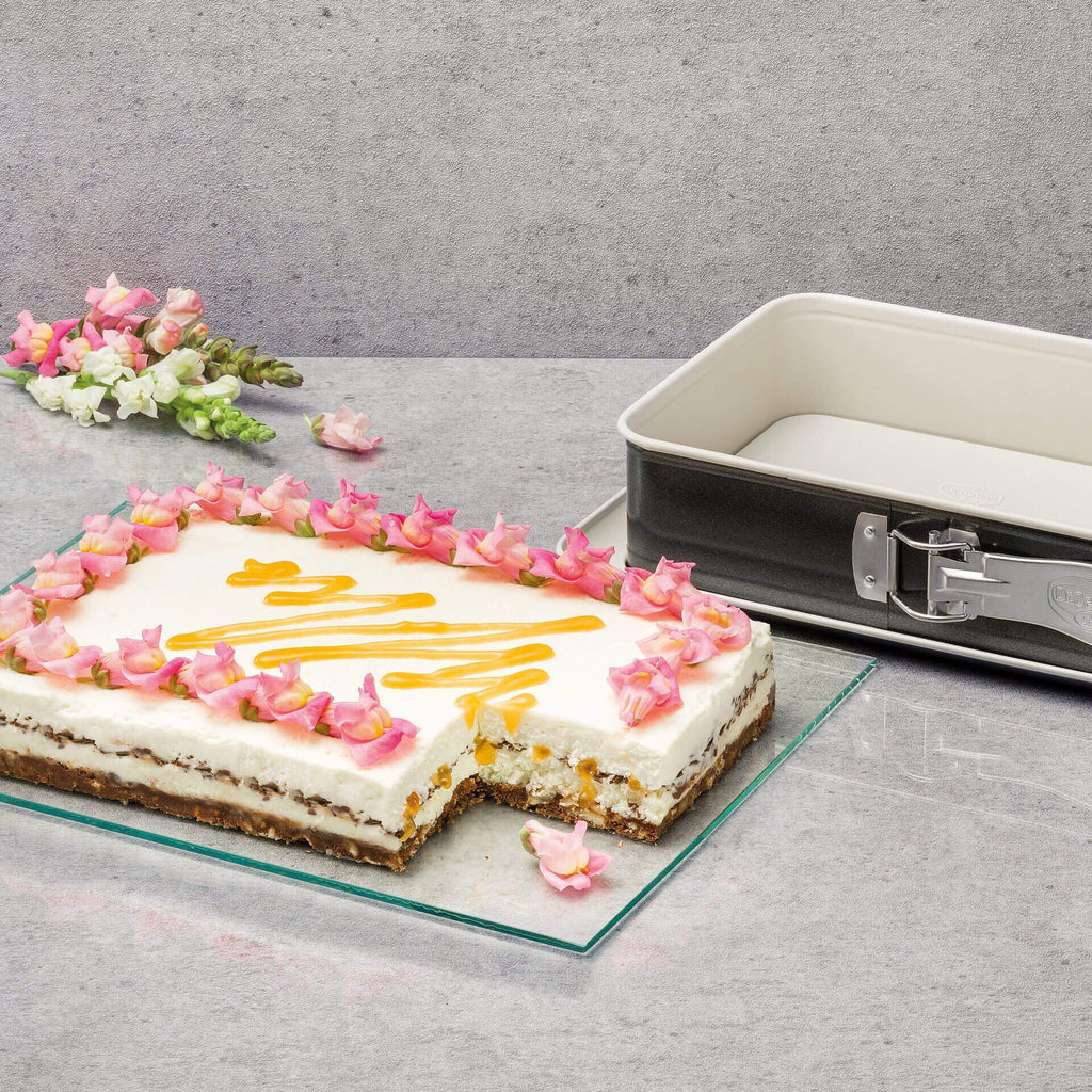 Springform rektangulær 28x18 cm non-stick - Dr. Oetker bakside