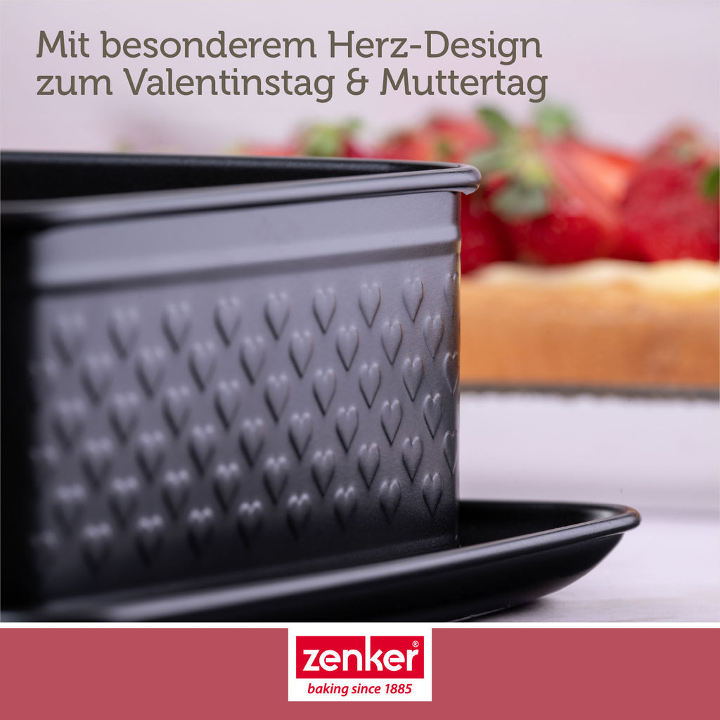 Springform rektangulær 28x18 cm non-stick - Zenker pakket i gaveeske