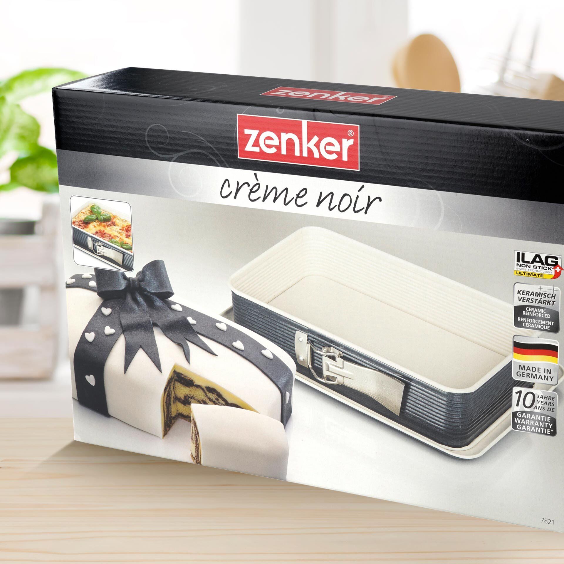 Springform rektangulær 32x22,5 cm med lekkasjevern non-stick Zenker detalj