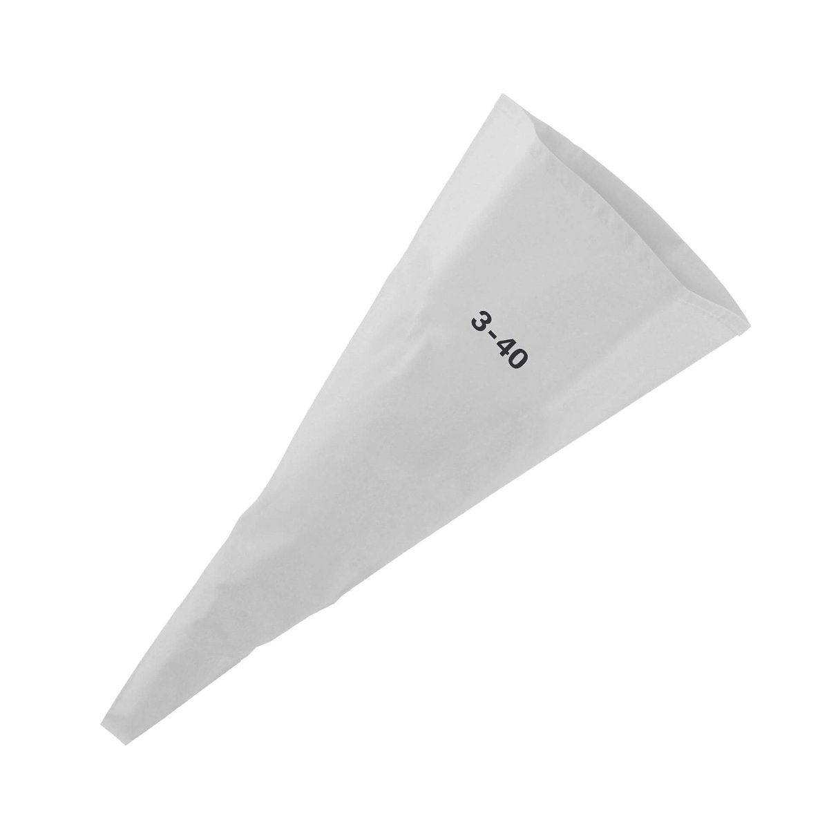 Sprøytepose bomull 40 cm kokefast - FMprofessional forfra