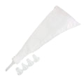 Sprøytepose plast transparent med 5 dyser 6-delt 28×14 cm - Zenker, hele settet med pose og dyser