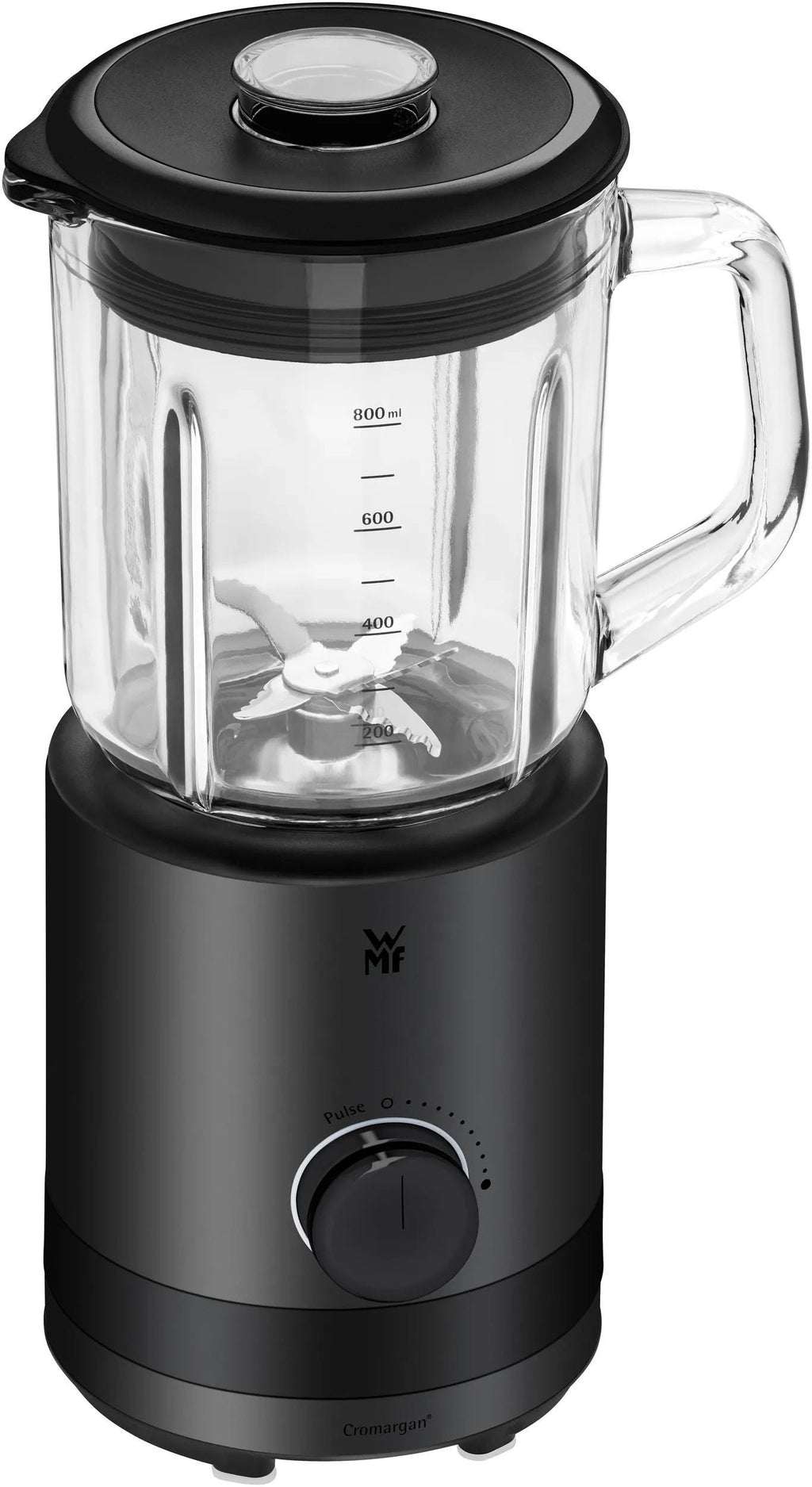 Standmikser 0,8 L glass 400W svart forfra WMF