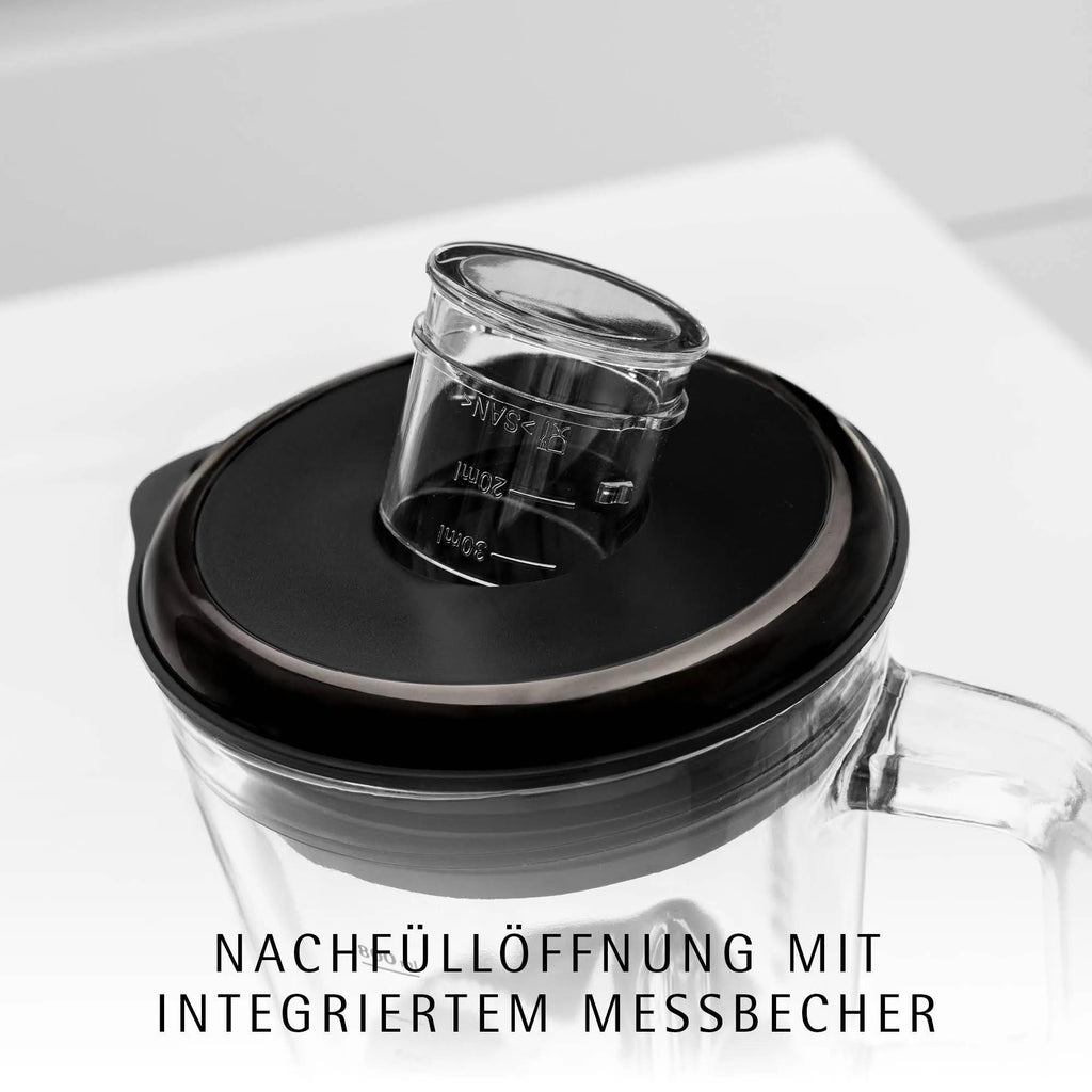 Standmikser 0,8 L glass 400W svart med målebeger WMF