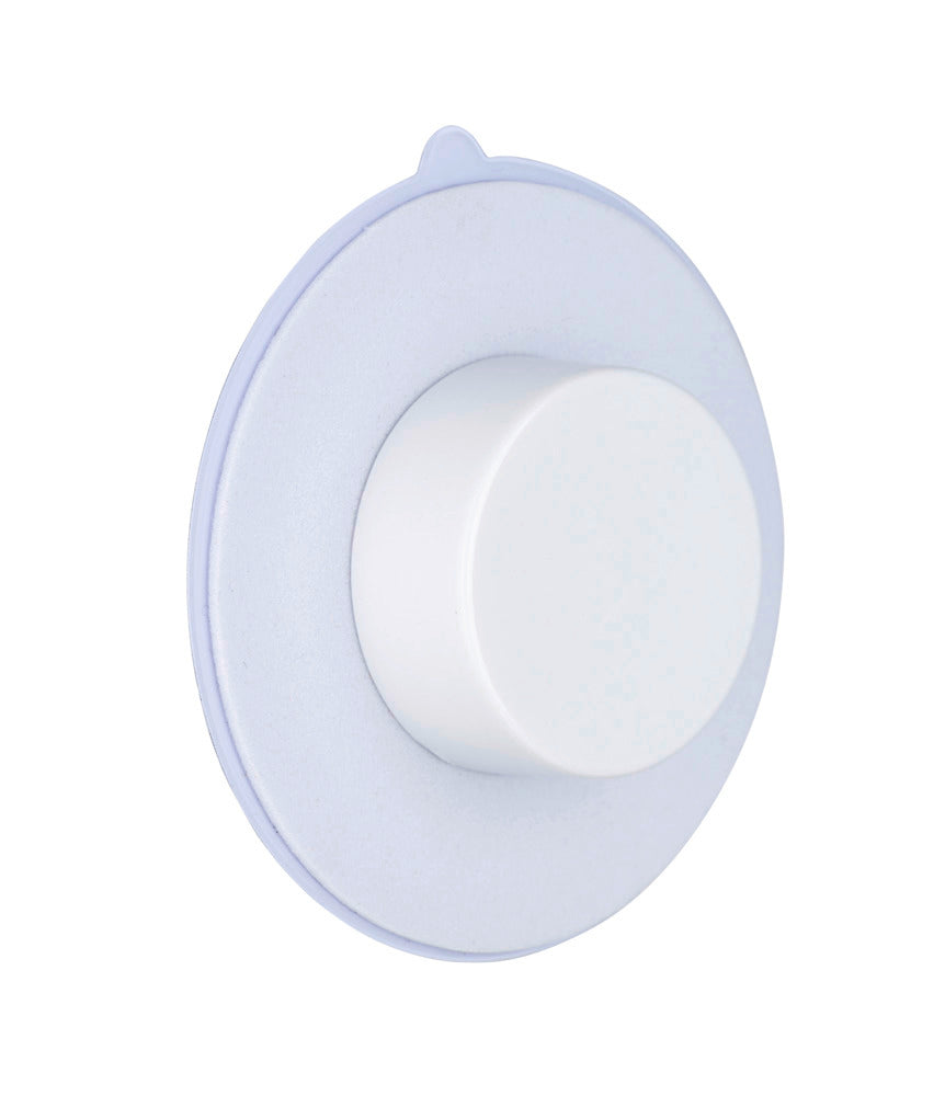 Static-Loc® Plus adapter Jill festing uten boring plast hvit forfra
