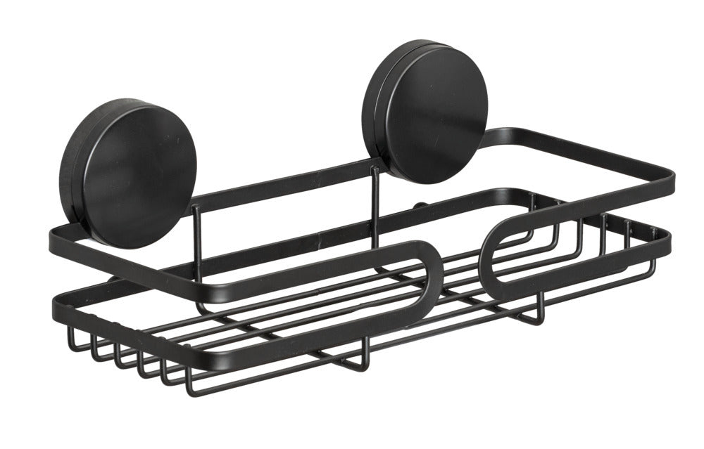 Static-Loc® Plus vegghylle Pavia svart metall forfra