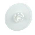 Static-Loc selvklebende kroker 2-delt sett transparent plast forfra