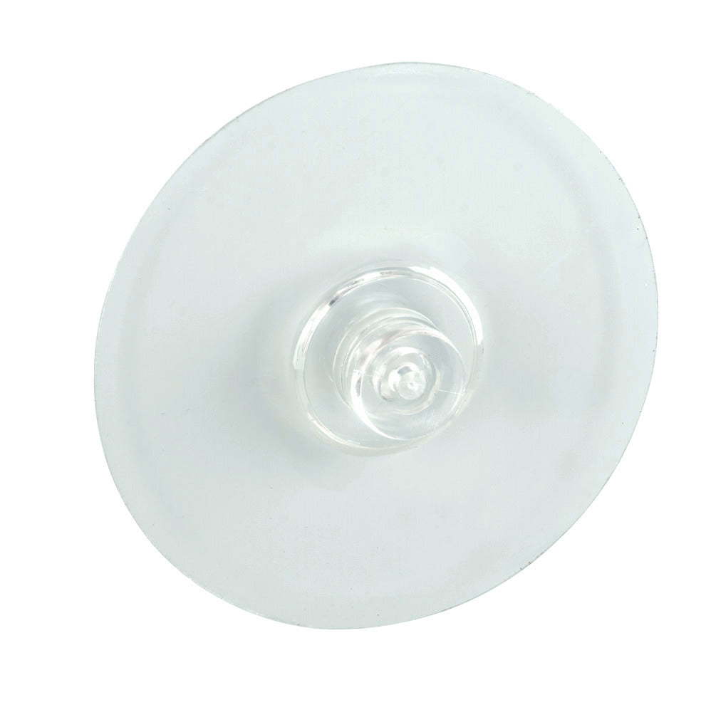 Static-Loc selvklebende kroker 2-delt sett transparent plast forfra