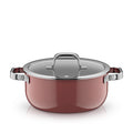 Stekegryte med lokk 24 cm 4,4 L Fusiontec Mineral Pro Rose Quartz - WMF forfra