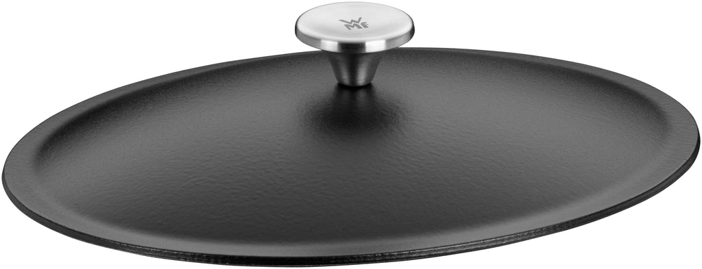 Detalj av emaljert overflate på Stekegryte støpejern med lokk 30 cm 5,2 L oval emaljert - WMF