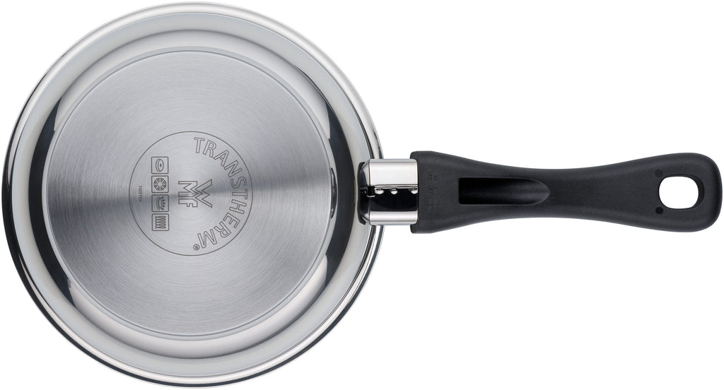 Nærbilde av bakelitthåndtak på Stekepanne 18 cm non-stick rustfritt stål - WMF