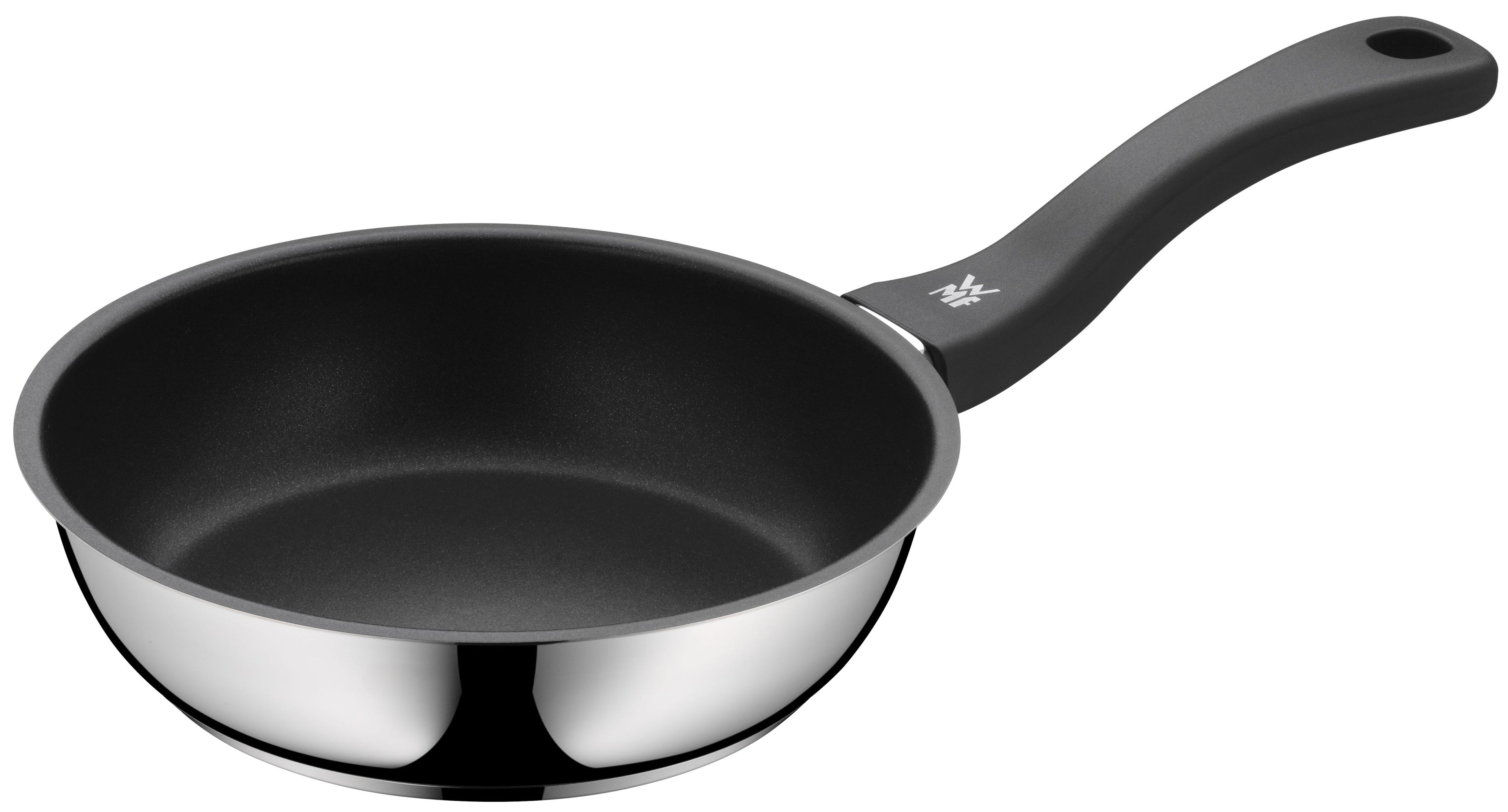 Stekepanne 20 cm non-stick rustfritt stål fra forfra