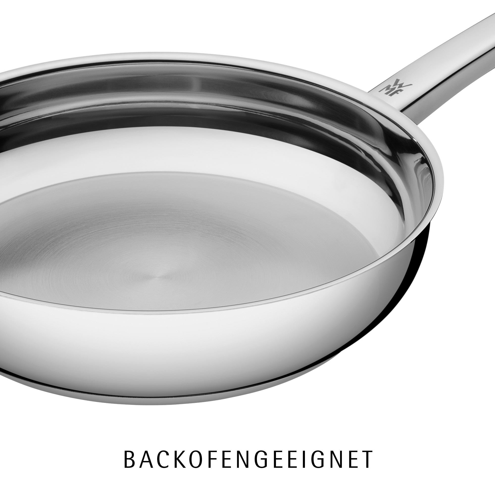 Nærbilde av bunn på Stekepanne 20 cm rustfritt stål induksjon - WMF
