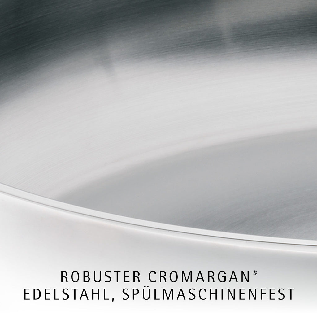 Stekepanne 20 cm rustfritt stål induksjon - WMF montert på kokeplate