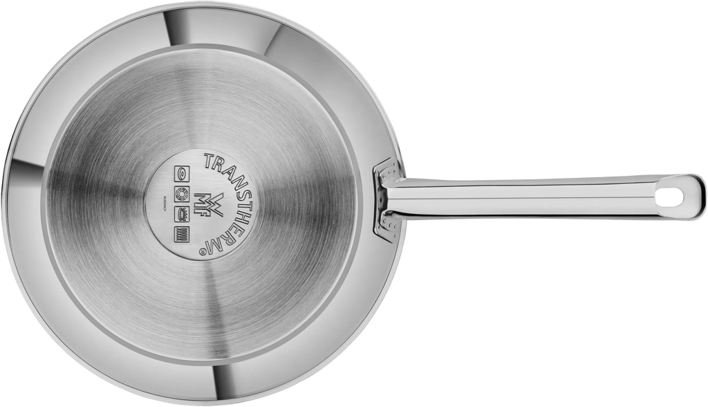 Stekepanne 24 cm non-stick rustfritt stål Nordic Profi - WMF montert på kokeplate